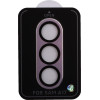 Volte-Tel Camera Glass Cover Samsung A17 4G A175/A17 5G �176 6.7'' 9H 0.30MM 3D Ar ALUMINIUM-Electroplating Frame PURPLE