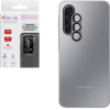 Volte-Tel Camera Glass Cover Samsung A17 4G A175/A17 5G �176 6.7'' 9H 0.30MM 3D Ar ALUMINIUM-Electroplating Frame SILVER