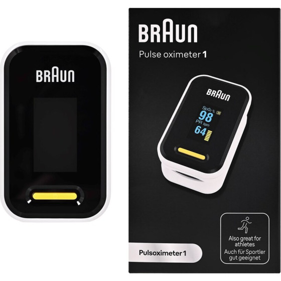 Braun YK-81CEu Pulse Oximeter Black, Stainless Steel - (YK81CEU)