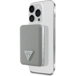 Guess Powerbank Grained Triangle 5000mAh 15W USB-C Magsafe - (GUPB5FPGTSPSE)