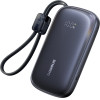 Baseus Enerfill FC21 Qpow 3 Ultra 10000mAh 45W Power Bank With Attached Lanyard Cable - Black - (E0027Q00)