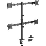 Sbox Desktop Mount 4xMonitors 17'-32' Max Vesa 100x100 - (LCD-352/4-3)