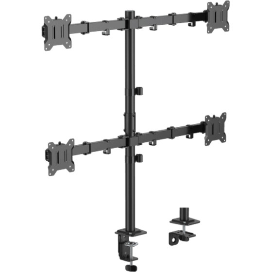 Sbox Desktop Mount 4xMonitors 17'-32' Max Vesa 100x100 - (LCD-352/4-3)