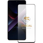 Idol 1991 Tempered Glass Xiaomi Poco X7 Pro 5G 6.67'' 9H 0.25mm Special Full Cover Full Glue Semi Curved BLACK