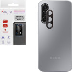 Volte-Tel Camera Glass Cover Samsung A17 4G A175/A17 5G �176 6.7'' 9H 0.30MM 3D Ar ALUMINIUM-Electroplating Frame BLACK