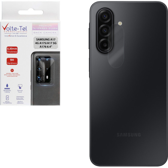 Volte-Tel Tempered Glass Samsung A17 4G A175/A17 5G A176 6.4'' 9H 0.30mm For CAMERA
