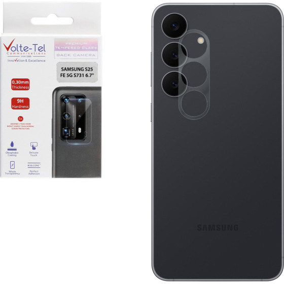Volte-Tel Tempered Glass Samsung S25 Fe 5G S731 6.7'' 9H 0.30mm For CAMERA
