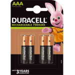 Duracell Recharge R03 Aaa 750 Mah Rechargeable Battery (blister) - (17069)