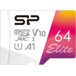 Silicon Power Elite Colorful 64 Gb Microsdhc UHS-I Class 10 - (SP064GBSTXBV1V20SP)