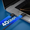 Spigen EB24012CC Essential TYPE-C Cable 240W 120CM Black - (ACA09461)