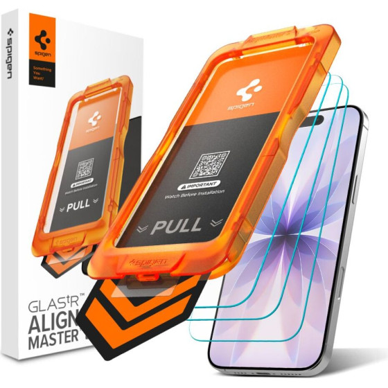 Spigen Alm GLAS.Tr Slim 3-Pack Iphone 17 Clear - (AGL10484)