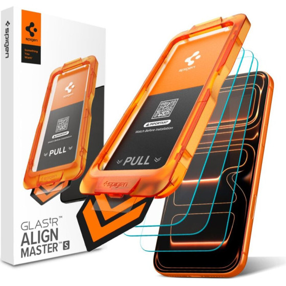 Spigen Alm GLAS.Tr Slim 3-Pack Iphone 17 Pro Max Clear - (AGL10099)