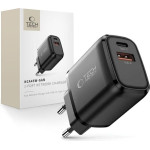 Tech-Protect NCA45W-Gan 2-Port Network Charger Pd 45W / QC3.0 BLACK