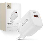 Tech-Protect NCA45W-Gan 2-Port Network Charger Pd 45W / QC3.0 WHITE