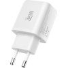 Tech-Protect NCA45W-Gan 2-Port Network Charger Pd 45W / QC3.0 WHITE