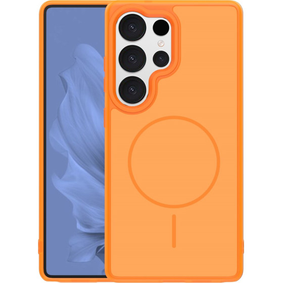 TFO Frame Thin Mag Case For Samsung Galaxy S25 Ultra orange