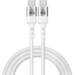 Powertech ������� USB-C �� USB-C Pd 60W, copper, 1m, ����� - (PTR-0167)