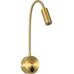 GloboStar Goose �������� ��������� ������ - ������ ����������� Reading Light Led 3W 300lm 36� Ac 220-240V IP20 ����� ����� 2700K - Cree Xpe Chip & Tuv Sud Driver - ����� �������� - �6.5 x �15 x�24.5cm - 3 ������ ������� - (61692)