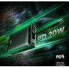 Silicon Power Power Bank CP10 �� ������� USB-C, 2x ����� ������, 10000mAh, 20W, ����� - (SP10KMAPBKCP101K)