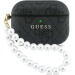 Guess Case 4G Pearl Strap For Airpods Pro 3 Black - (GUAP3P4E4PSK)