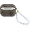Guess Case 4G Pearl Strap For Airpods Pro 3 Brown - (GUAP3P4E4PSW)