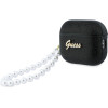 Guess Case Glitter Pearl Strap For Airpods Pro 3 Black - (GUAP3GLGPSK)