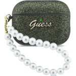 Guess Case Glitter Pearl Strap For Airpods Pro 3 Khaki - (GUAP3GLGPSA)