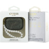 Guess Case Glitter Pearl Strap For Airpods Pro 3 Khaki - (GUAP3GLGPSA)