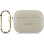 Guess Case Grained Classic Logo Hook For Airpods Pro 3 Gold - (GUAP3PGUGMD)