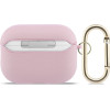 Guess Case Grained Classic Logo Hook For Airpods Pro 3 Pink - (GUAP3PGUGMP)