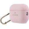 Guess Case Grained Classic Logo Hook For Airpods Pro 3 Pink - (GUAP3PGUGMP)