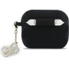 Guess Case Silicone 4G Charm For Airpods Pro 3 Black - (GUAP3LECG4K)