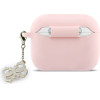 Guess Case Silicone 4G Charm For Airpods Pro 3 Pink - (GUAP3LECG4P)