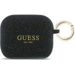 Guess Case Silicone Glitter Ring For Airpods Pro 3 Black - (GUAP3SGGEK)