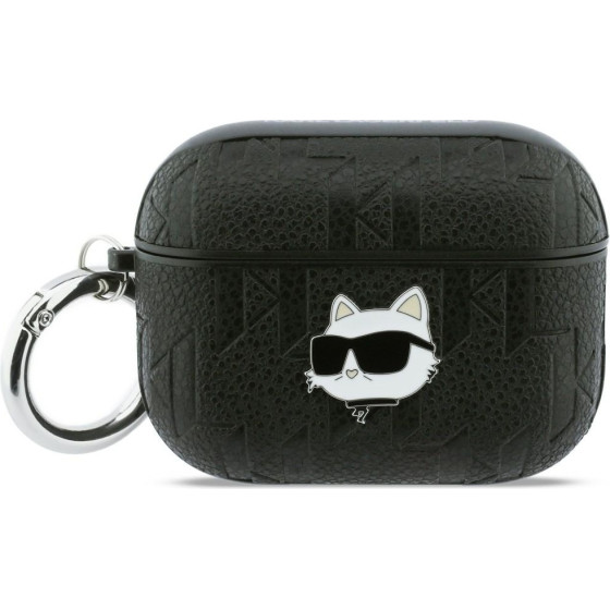 Karl Lagerfeld Case Monogram Choupette Head For Airpods Pro 3 Black - (KLAP3PGCHPK)