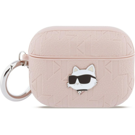 Karl Lagerfeld Case Monogram Choupette Head For Airpods Pro 3 Pink - (KLAP3PGCHPP)