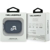 Karl Lagerfeld Case Monogram Karl & Choupette Head For Airpods Pro 3 Black - (KLAP3PGKCPK)