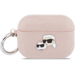 Karl Lagerfeld Case Monogram Karl & Choupette Head For Airpods Pro 3 Pink - (KLAP3PGKCPP)