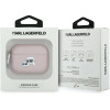 Karl Lagerfeld Case Monogram Karl & Choupette Head For Airpods Pro 3 Pink - (KLAP3PGKCPP)