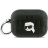 Karl Lagerfeld Case Monogram Karl Head For Airpods Pro 3 Black - (KLAP3PGKIPK)