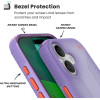 Speck Presidio Lux Grip Magsafe - Iphone 17 Case (Purple Fade/Magic Purple/New Poppy) - (151009-3273)