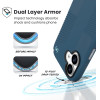 Speck Presidio2 Grip Magsafe - Iphone 17 Case (Deep Sea/Silver Metallic) - (150958-3261)