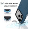 Speck Presidio2 Grip Magsafe - Iphone 17 Pro Case (Deep Sea/Silver Metallic) - (150976-3261)
