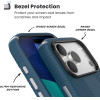 Speck Presidio2 Grip Magsafe - Iphone 17 Pro Case (Deep Sea/Silver Metallic) - (150976-3261)