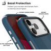 Speck Presidio2 Grip Magsafe - Iphone 17 Pro Max Case (Deep Sea/Silver Metallic) - (150985-3261)