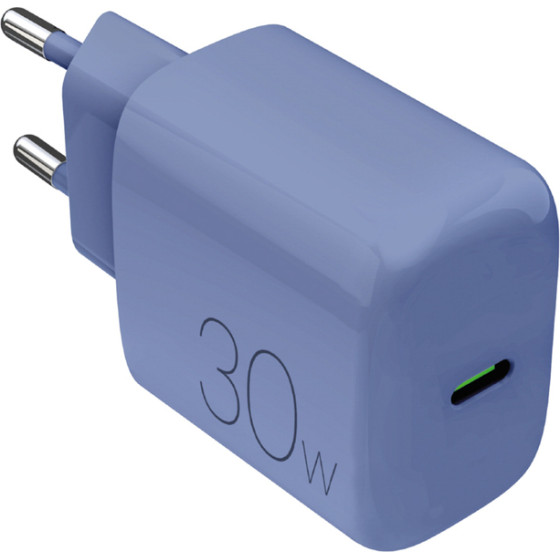 Puro Pro Lite 30W USB-C Wall Charger - Blue - (PUTCUSBC30WDYBLUE17)
