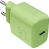 Puro Pro Lite 30W USB-C Wall Charger - Green - (PUTCUSBC30WDYGRN17)