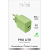 Puro Pro Lite 30W USB-C Wall Charger - Green - (PUTCUSBC30WDYGRN17)