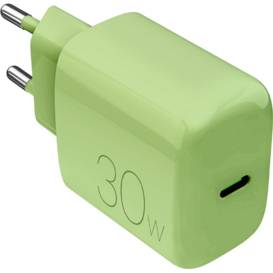 Puro Pro Lite 30W USB-C Wall Charger - Green - (PUTCUSBC30WDYGRN17)
