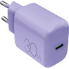 Puro Pro Lite 30W USB-C Wall Charger - Purple - (PUTCUSBC30WDYPINK17)